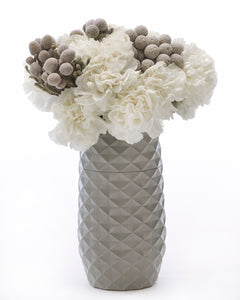 The Amaranth Vase in Cool Grey - 7.5"