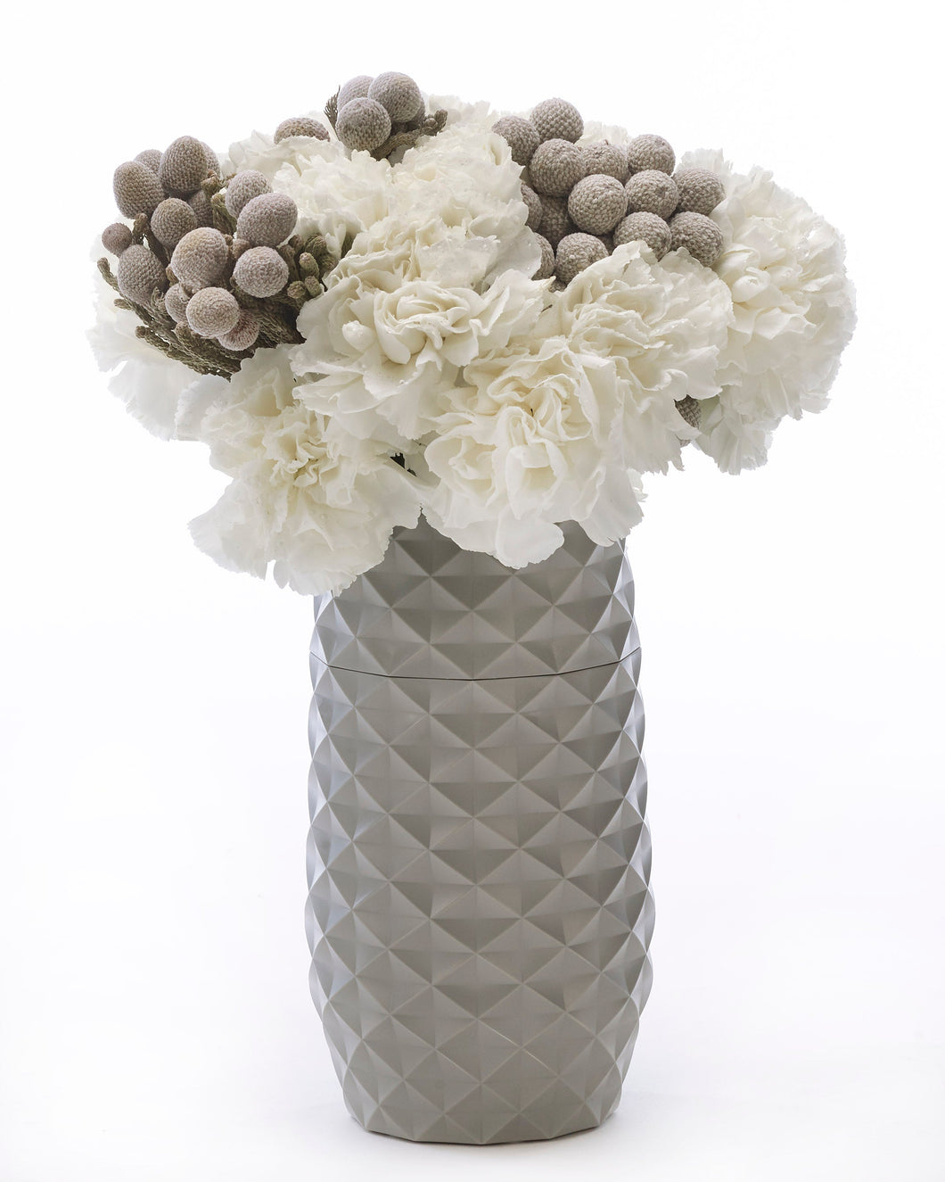 The Amaranth Vase in Cool Grey - 7.5