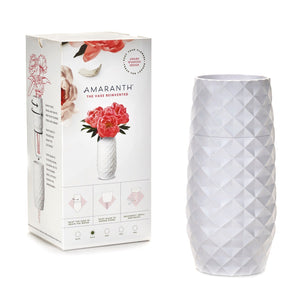 The Amaranth Vase in White - 10"