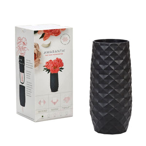 The Amaranth Vase in Black - 10"