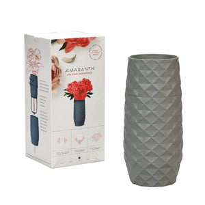 The Amaranth Vase in Cool Grey - 10"